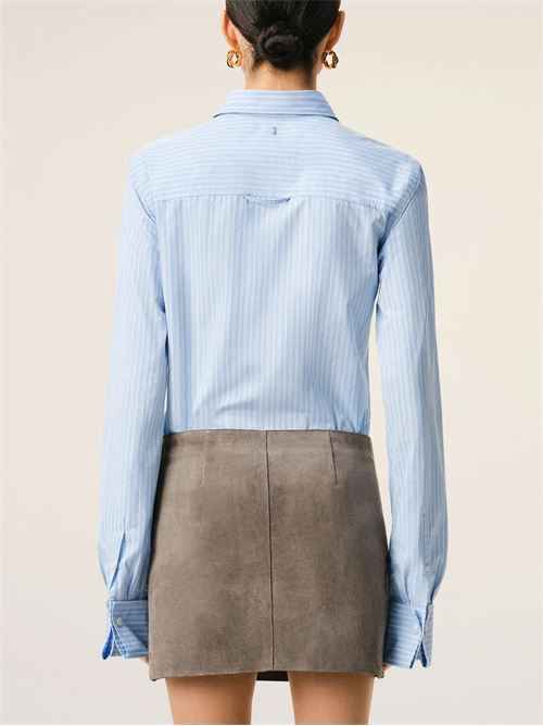 Fitted shirt with jabot AMI PARIS | FSH821CO02194844